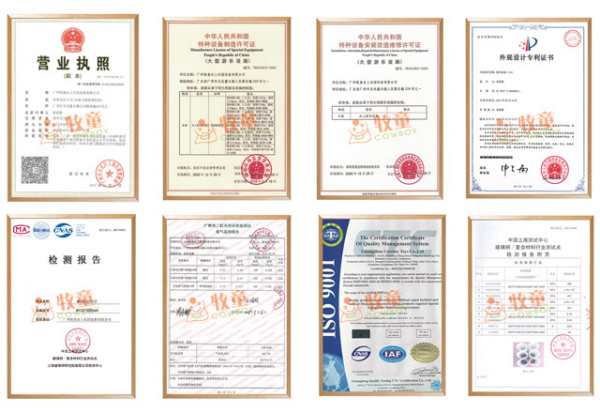 水上樂(lè)園流程證書(shū)